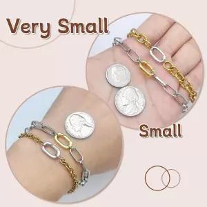 OHINGLT 10Pcs 카라비너 클립 펜던트 걸쇠 - 18K 골드 목걸이 및 잠금 여성용 팔찌 참 커넥터