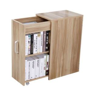 좁은공간 틈새 슬라이딩 책장 폭이 화이트 월넛 폭좁은 수납장 싱글 진열대 서랍