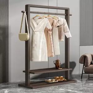 이동식 코트랙 스탠드 원목 침실 나무 건조 행거 현관 스탠드옷걸이 사무실 바지걸이 수납