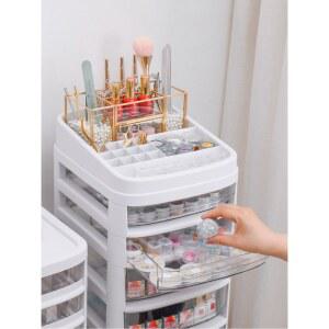 네일아트 파츠 서랍 재료 3단 높이 왜건 틈새 다용도 도르래 파일 네일샵