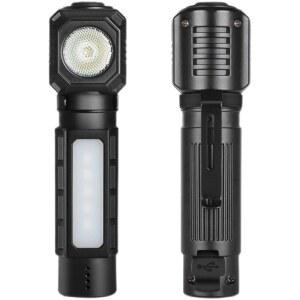 듀얼 클립 랜턴 방수 휴대용 램프 달리기용 C 타입 손전등 캠핑 모자 가지