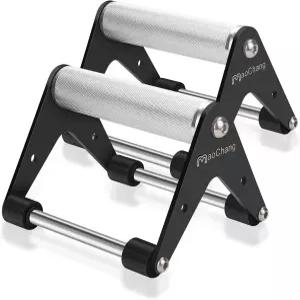 전문가용 헤비 듀티 푸시업 그립 근력 운동용 스테인리스 스틸 운동 바 최대 하중 500파운드