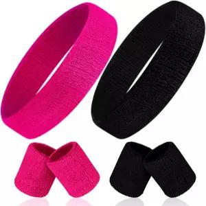 헝다오 6피스 스웨트밴드 세트 스포츠 헤드밴드 손목밴드 농구공용