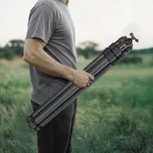 사냥용 FANAUE 탄소 섬유 삼각대 360도 볼헤드 아르카 스위스 퀵 릴리스 플레이트 및 사냥 사격 야외용