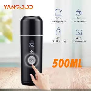 12V/24V 휴대용 물병 히트 여행 컵 다중 온도 조절 커피 차 트럭 316 스테인리스 옵션 가방