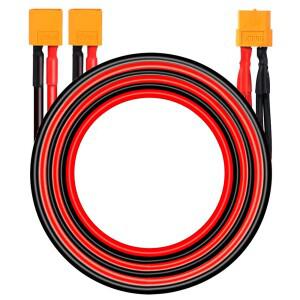 XT60 배터리 커넥터 남성/여성 케이블 듀얼 확장 Y 분배기 스쿠터 태양 전지 패널 용 3 방향 실리콘 와이