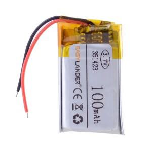 3.7V 100mAh 351423 Lipo 리튬 폴리머 배터리 MP3 전자 테이블 헤드셋 블루투스 피트니스 팔찌