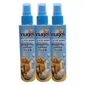 스너글 섬유탈취제 허거블 코튼 150ml-3개 허거블코튼 냄새제거 포근한 150ml 유니레버