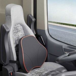 차량용 허리 받침대 허리쿠션 목베개허리쿠션 보호를 삼각 사무실 트럭 베개 블랙