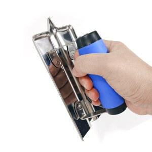 스테인리스 스틸 내부 외부 컴포트 TPR 코너 트로웰 핸들 도구용 마감 트로웰 청소 인체공학적 부드러운