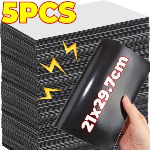 자기 접착 성 매트 냉장고  및 그림 절단 쓰기 가능 검은 시트 DIY 사무용 보관 용품