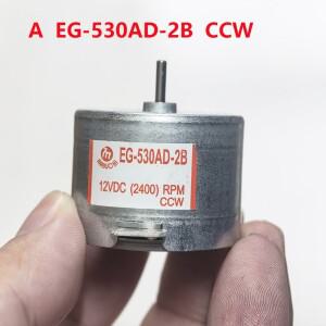 1PC EG-530AD-2B CW 모터 DC 12V 2400RPM 마이크로 32mm 원형 스핀들 레코더 CD DVD 플레이어용