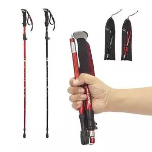 등산 아웃 도어 스포츠 용품 4단 폴딩 등산용 스틱 트래킹용품 등산용4단스틱 등산아이템 접이식등산스틱