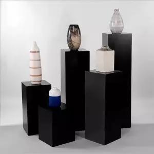 블랙 전시다이 디스플레이박스 사이즈 매장 디피 사각촬영