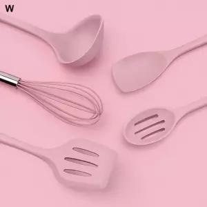 핑크 실리콘 주방 조리도구 5P 세트 주방조리도구 실리콘조리도구 조리도구세트 주방용품