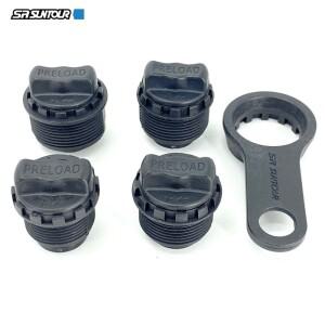 SR SUNTOUR XCR XCM XCT XCT-JR 프론트 포크 예압 다이얼 조정 댐핑 노브 25.4mm 28mm 30mm Stanchion 튜브