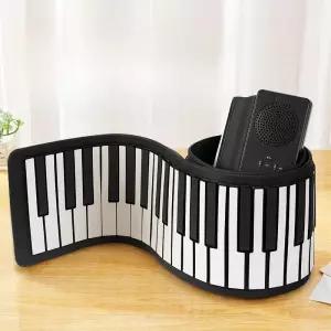 연습 전자피아노 초보자 우드스타일 무선 피아노 롤피아노 입문 중력건 입문용 전자 접이식