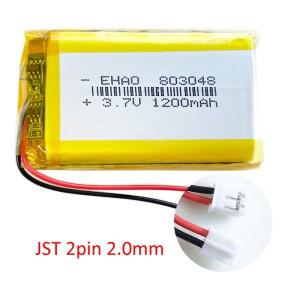 3.7V 1200mAh Lipo 충전식 배터리 803048 + GPS 블루투스 레코더 헤드셋 카메라 네비게이터 헤드라이트 용