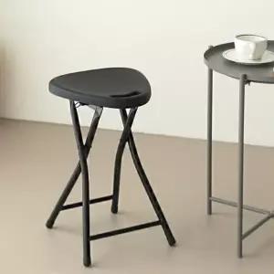 교회 행사용 철제 접이식 의자 블랙 스툴 카페의자 접이식폴딩의자 접이식쿠션의자 쿠션의자 간이의자