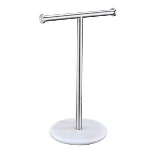 스탠딩 수건 거치대 스탠드 바닥 대리석 선반대 행거 화장실 블랙 화장지걸이 구리