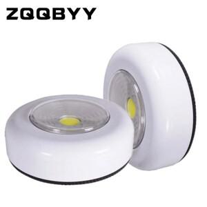 터치 스위치 LED 야간 조명 무선 벽 램프 침실 부엌 옷장 캐비닛 배터리 구동 휴대용