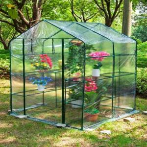 옥상 비닐하우스 프레임 조립식 온실 텃밭 비닐 식물 하우스 골조 미니 대형 지지대 자재