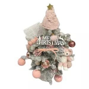 DIY크리스마스트리 소품 장식볼 무드등 탁상용 트리 오너먼트 화이트트리 트리만들기