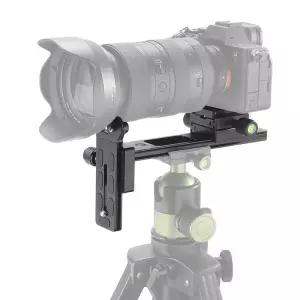 카메라 망원렌즈 브라켓 수동 새촬영 거치대 망원경 지지대 브래킷 고정 범용 블랙 퀵홀더