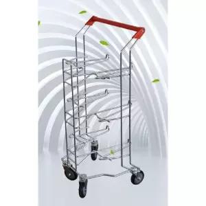 쟁반 카트 이동식 서빙 고급 레스토랑 스텐 트레이