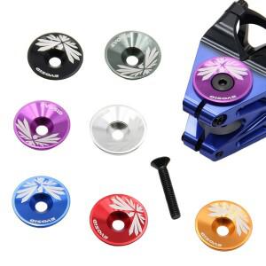 자전거 헤드셋 캡 나사 포함 MTB 로드 바이크 스템 탑 커버 포크 튜브 사이클링 액세서리