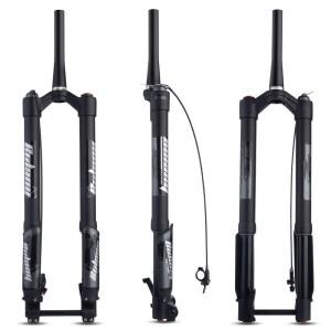 볼라니 인버티드 포크 댐핑 조정 가능 부스트 스루 액슬 에어 서스펜션 130mm 여행 26/27.5/29 인치 mtb 테