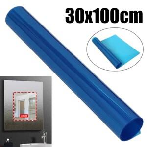 방수 필름 욕실 거울 투명 비전 스티커 자동차 백미러 방지 안개 30x100cm