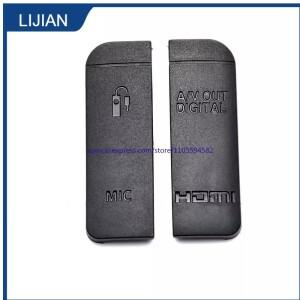 Canon EOS 6D 디지털 카메라 수리 부품 용 새 USB 고무 뚜껑 문 HDMI 호환 마이크 캡 인터페이스 커버