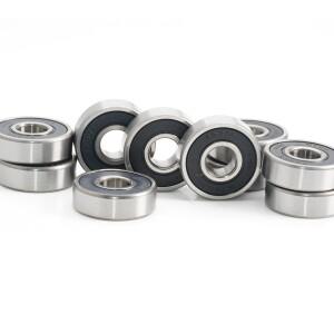 FUSHI 608 ZZ 베어링 8x22x7mm 10Pcs RS  산업용 모터 용 플랜지 핸드 피스 고속