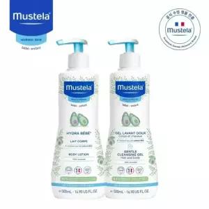 무스텔라 대용량 세트 바디로션500ml+클렌징500ml