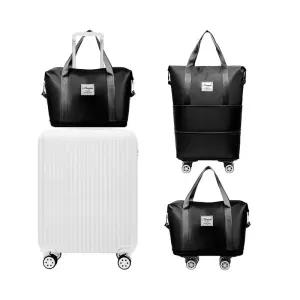 마르켈라 3단 확장 접이식 캐리어 대용량 바퀴 탈부착형 보스턴백 대형 이민가방1229647