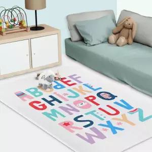 [마이모노샵][마이모노샵] 아이방 어린이집 놀이방 알파벳 무지개 바닥 러그 홈카페 (17840836)