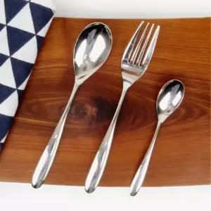 [마이모노샵][마이모노샵] 브런치 샐러드 카페 디저트 심플 스텐 커트러리 티스푼세트 (17840032)