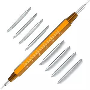 스프링 바 도구가 있는 웰핏 시계 핀 4pcs 1.8mm 두께의 헤비 듀티 1.5mm 스테인리스 스틸 밴드 제거 도구