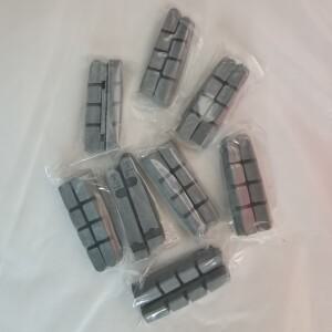 CBRCD01 카본 로드 바이크 V 브레이크 패드 휠셋 코르크 플라스틱 캘리퍼 자전거 슈즈