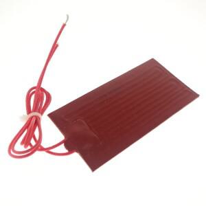220V AC 100x180mm 55W 직사각형 유연한 방수 실리콘 히터 패드 오일 탱크 전선용
