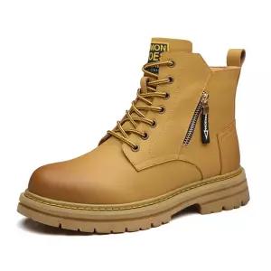 여성 캐주얼 워커 옥스퍼드 기모 가죽부츠 부츠 워커힐 패션화 CH5