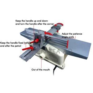 가정용 데스크탑 목공 대패 기계 다기능 목재 1PC 기계 전기 220V 대패 DIY 대패