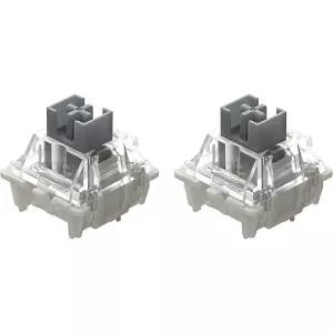 Gateron 실버 프로 스위치, 3핀 프리 윤활된 RGB 방진 스위치, MX 컴퓨터 게이밍 기계식 키보드와 호환 (72