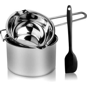 2200ML 스테인리스 스틸 다기능 1인 냄비와 QT 식당 이중용 급식실 믹싱 육수통