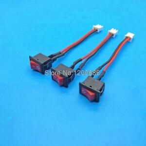 로커 스위치 와이어 하네스 AC 단추 KCD1-11 15cm 18AWG XH2.54 3A 250V 6A 125V