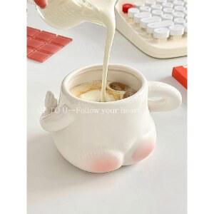 똥배 뱃살컵 머그컵 우유컵 물고기거른망 커피컵 외계인 상품 엉덩이 1 스벅