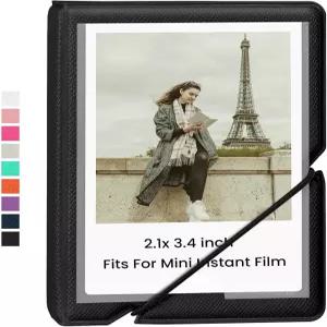 28 포켓 2x3 인치 사진이 포함된 팅 미니 사진 앨범 후지필름 인스탁스 7s 8 9 11 25 26 40 50s 90 Evo