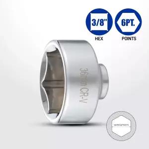 페시코 36mm 오일 필터 소켓 렌치 포드 F250 BMW 미니 볼보 아우디 폭스바겐 포르쉐 차량용 제거 도구