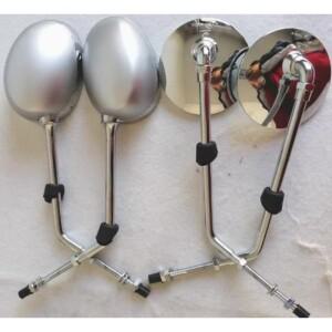 호환상품 푸조 바이크 오토바이 Django 백미러 블랙 그레이 크롬용 2개